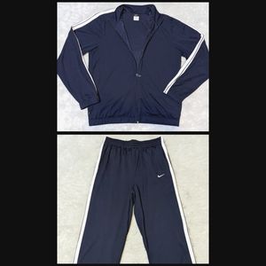 Vintage Navy Blue Nike Tracksuit